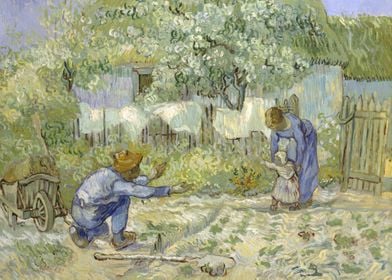 First Steps 1890 van Gogh