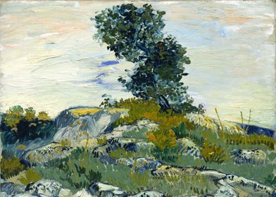 The Rocks 1888 van Gogh