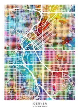 Denver Colorado Map