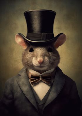 Funny Sophisticated Mouse