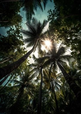 Sun Kissed Palms Tropical