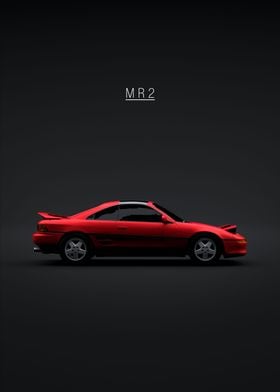 1995 Toyota MR2 GT Red