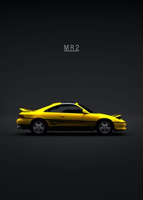 1995 Toyota MR2 GT Yellow