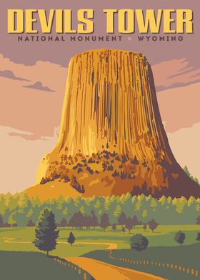 Travel to devils tower