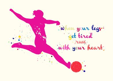 Soccer Girl Quote