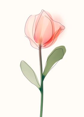 Minimalist Tulip