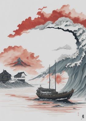Japanese Majestic Wave