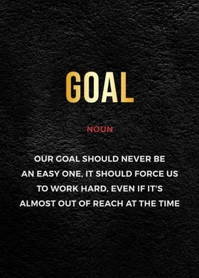 Goal definition