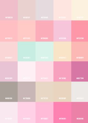 Pink Color Hex Color Codes