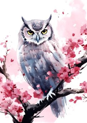 Owl Watercolor