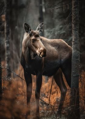 Magnificent moose