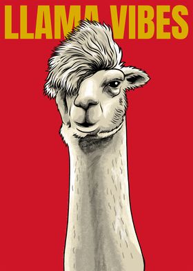 Funny Llama Vibes