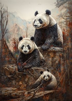 Panda Tranquility Artwork