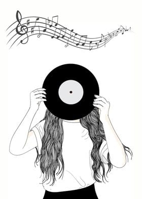 Phonograph Record Girl