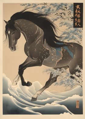 Horse Ukiyo e