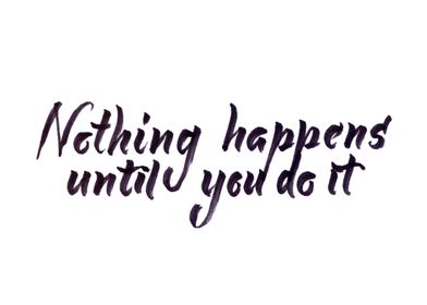 Nothing happens