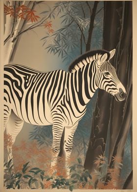 Zebra Ukiyo e