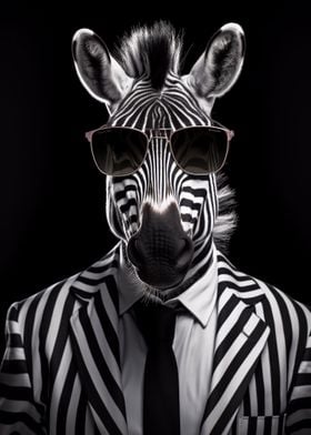 Cool Zebra Wallpaper