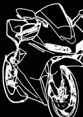 Outline Motorcycle