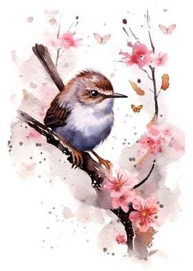 Wren Watercolor