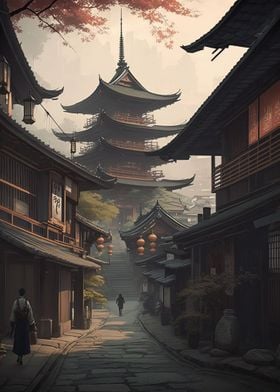 Japan old city 