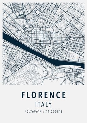 florence simple map