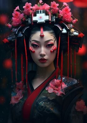 Cyberpunk geisha