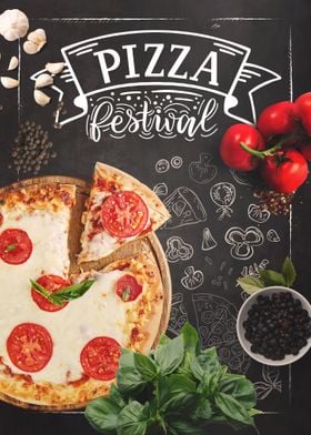 Pizza festival Chalkboard