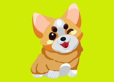 dog orange cute