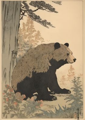 Bear Ukiyo e
