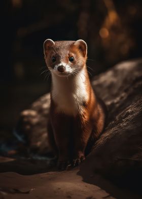 Curious weasel