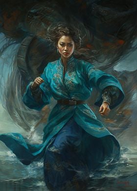 Female Asian Warrior Woman