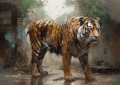 Tiger Wilderness Art Print