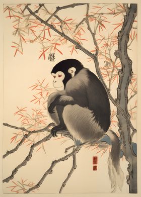 Monkey Ukiyo e