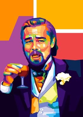 DiCaprio Meme Wpap Pop Art