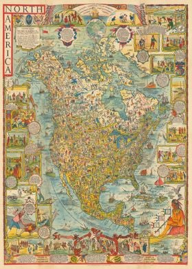 Map of North America