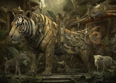 Tigers Wilderness Artwork