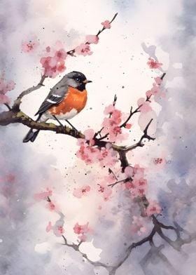 Robin Watercolor