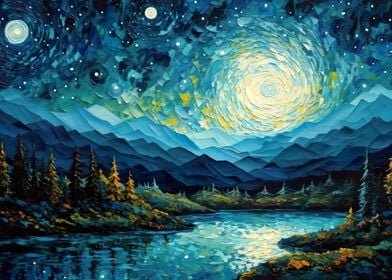 Starry Night Sky