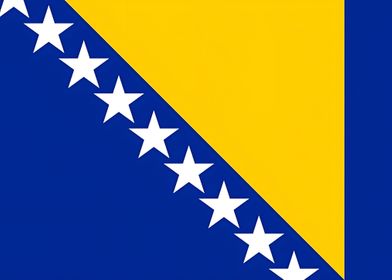 Flag Bosnia n Herzegovina