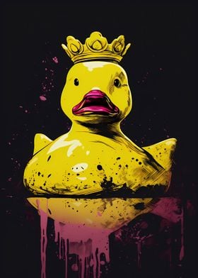 Rubber Duck With Crown