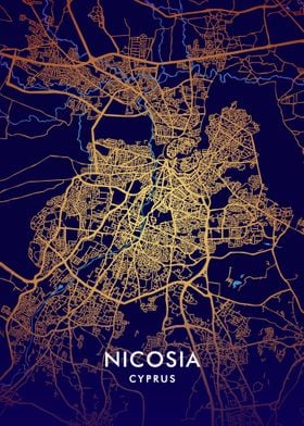 Nicosia City Map