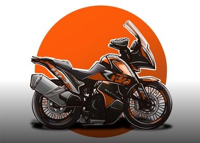 KTM ADVENTURE 790 CARTOON