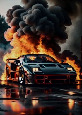 sport car Ferrari f40 