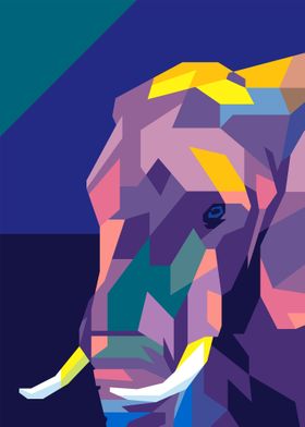 Elephant Pop Art