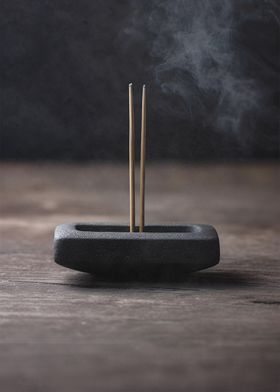 Zen Incense Serenity Art