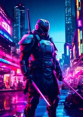 Samurai cyberpunk