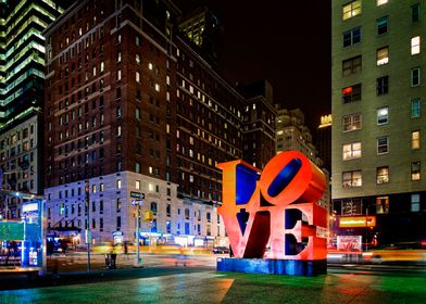 NYC Art Love Sculpture