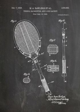 badminton racket 1926