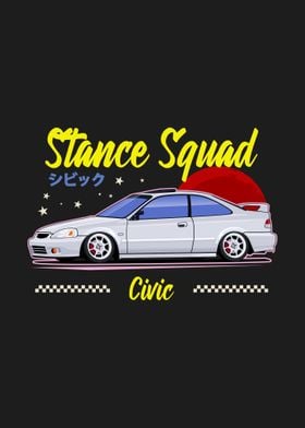 Civic Sedan Stance Squad